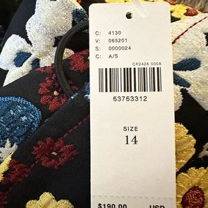 Anthropologie multi-color sundress, side zipper